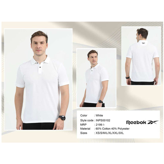 Reebok Poly-Cotton Polo T-shirt