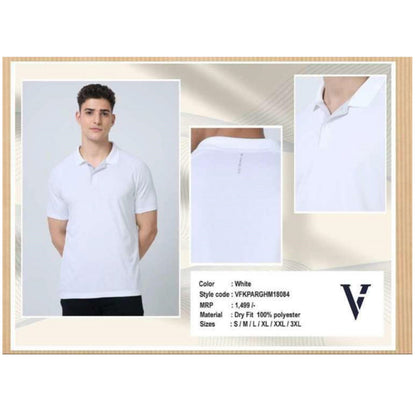 Van Heusen Polyester Polo T-shirt