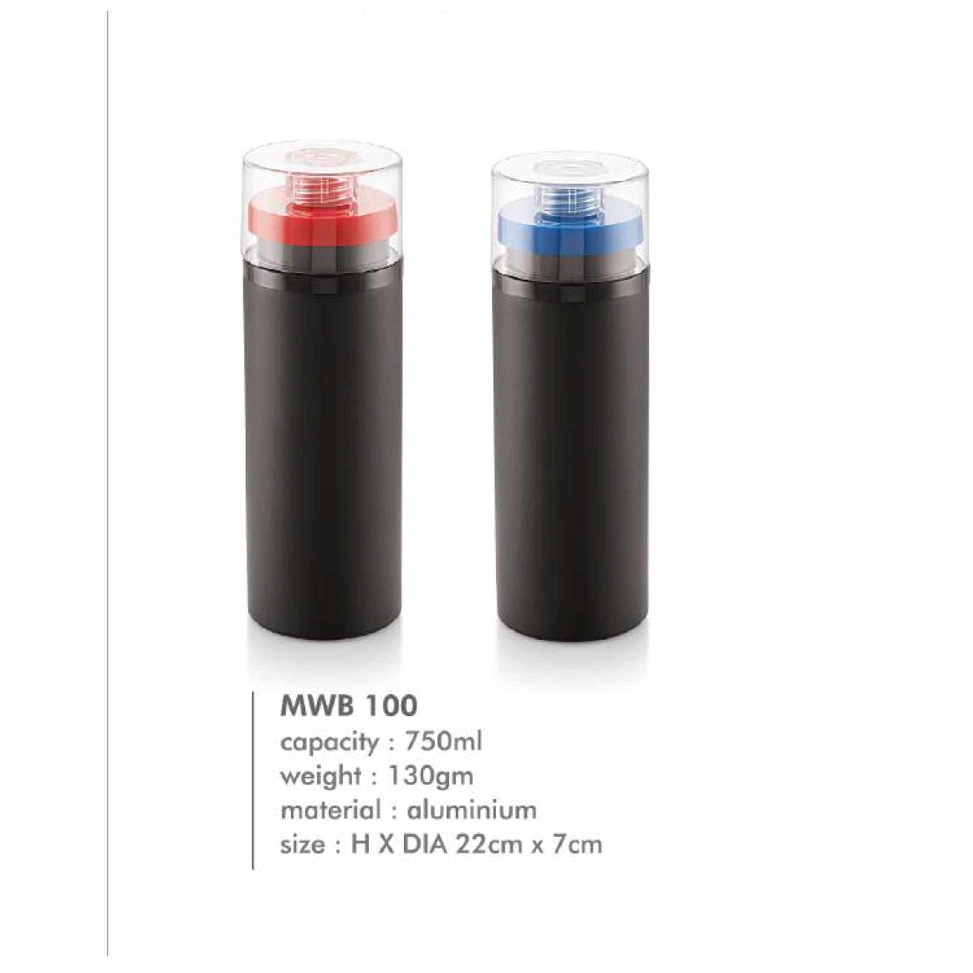 Aluminium Water Bottle - MWB 100 - 750ml MARSH Corporate gifts