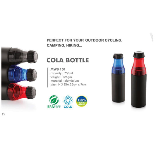 Aluminium Water Bottle - MWB 101 - 750ml MARSH Corporate gifts