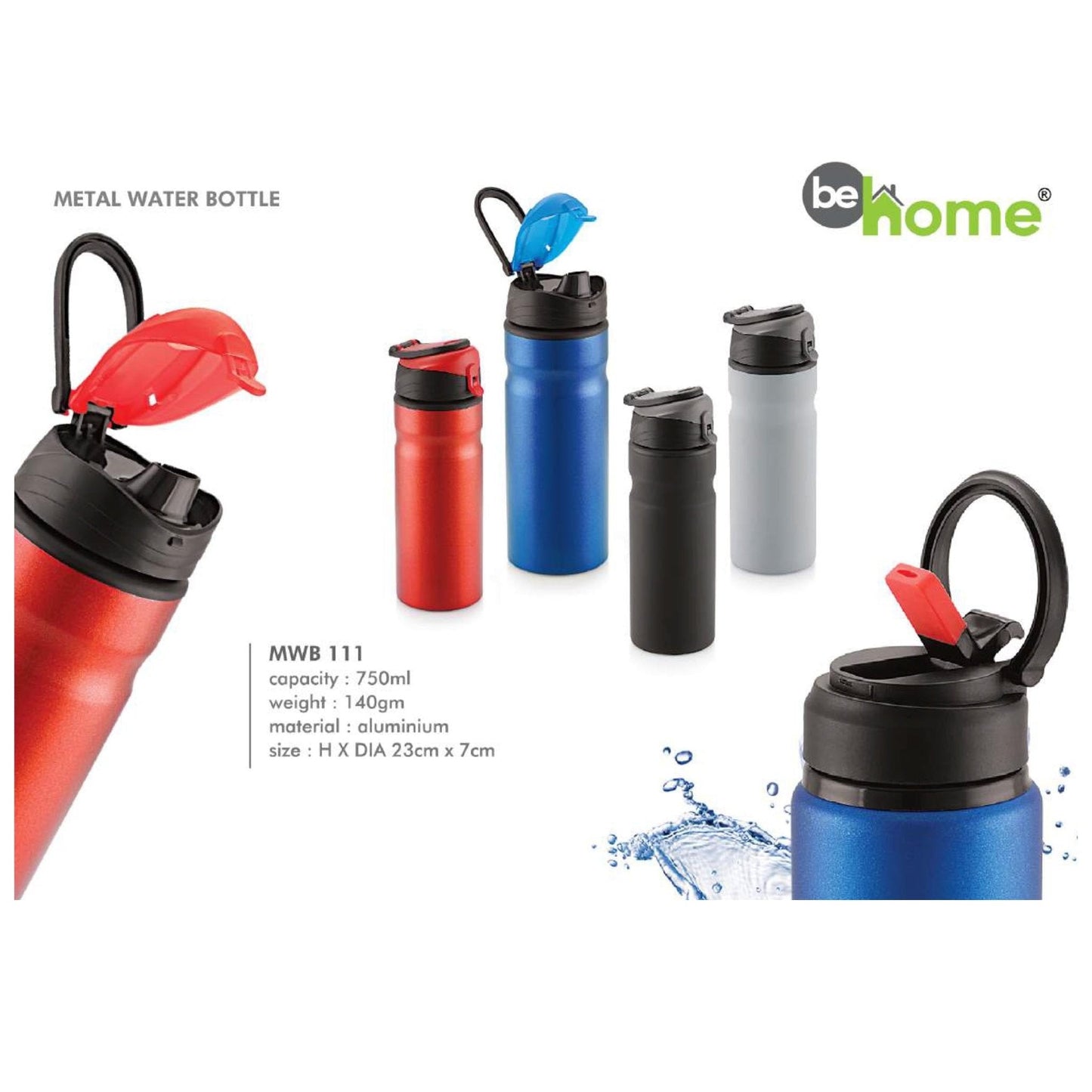 Aluminium Water Bottle - MWB 111 - 750ml MARSH Corporate gifts