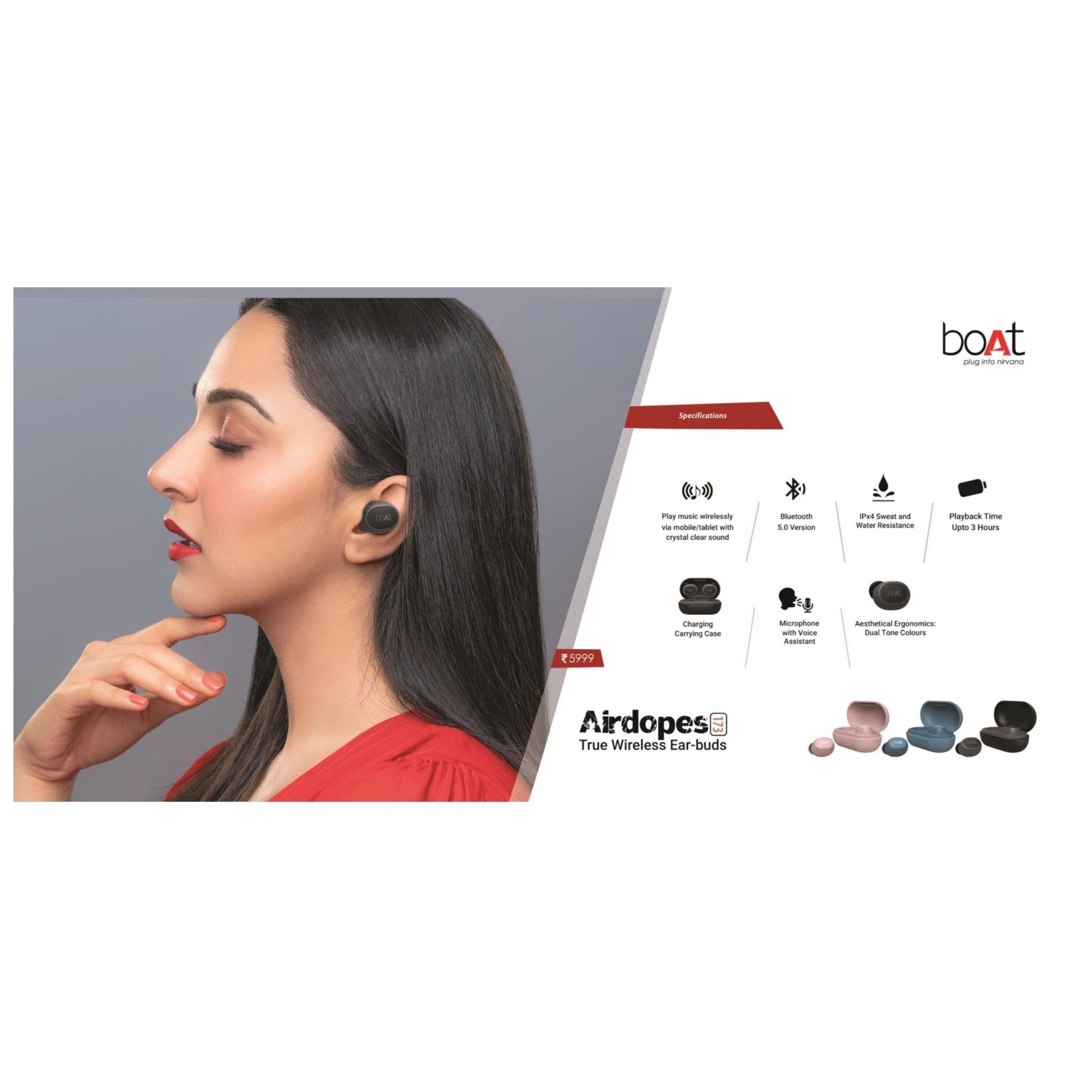 Boat Airdopes 173 True Wireless Earbuds MARSH Corporate gifts