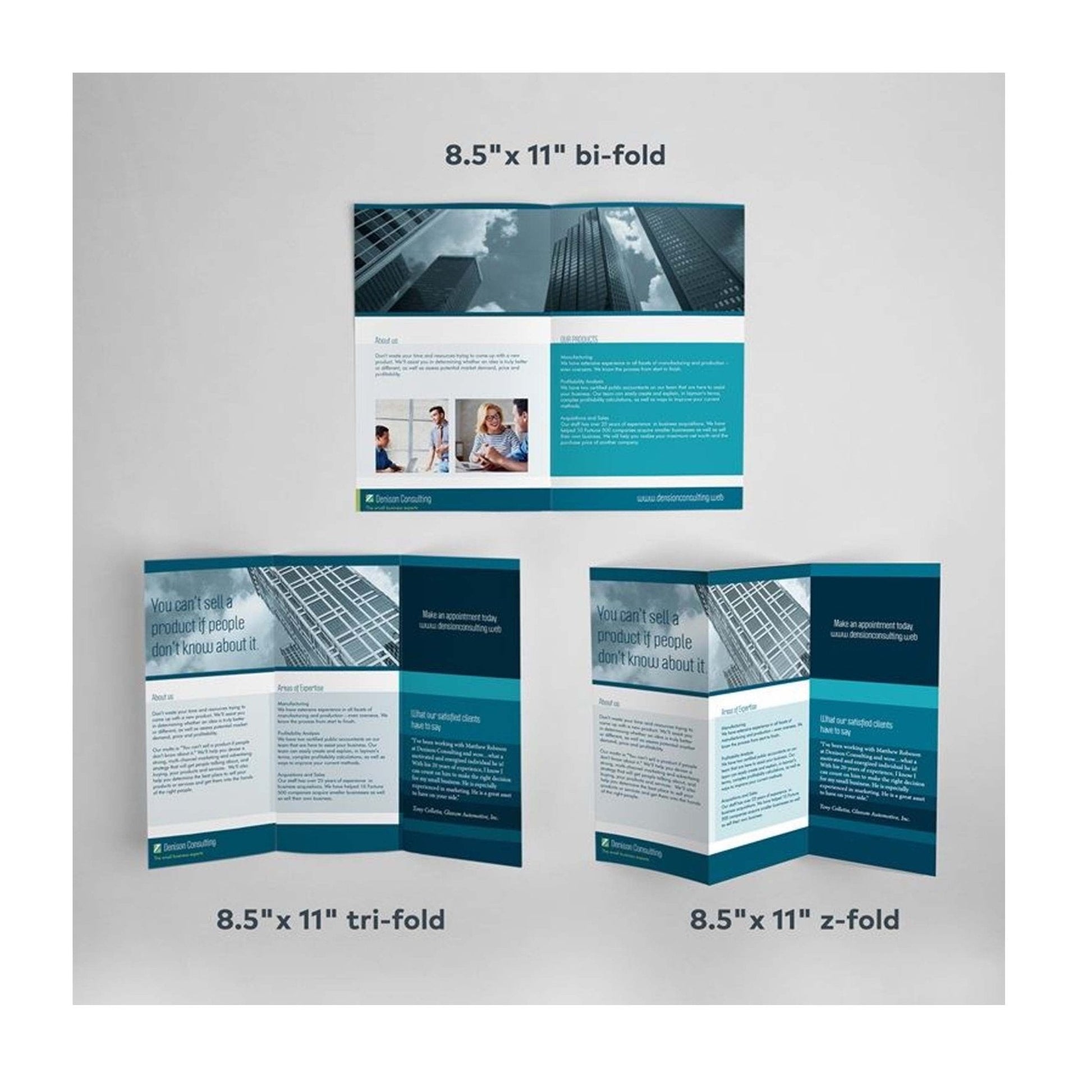 Brochure in Bi-Fold | Tri-Fold MARSH Stationery