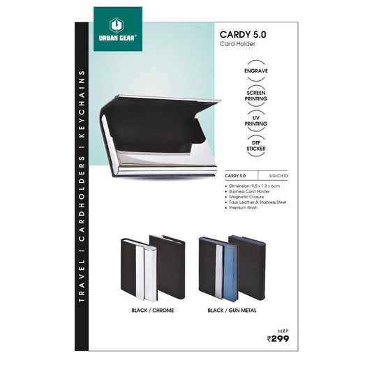 URBAN GEAR - Cardy 5.0 - Elegant Style Card Holder  -  UG-CH10 MARSH Corporate gifts