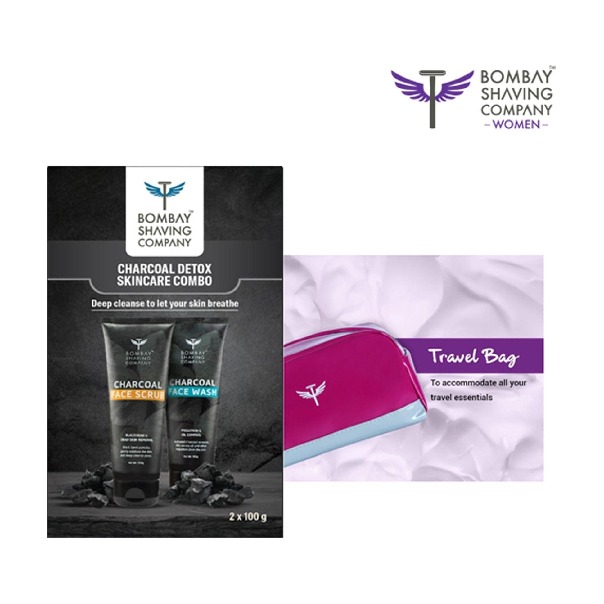 Charcoal Skincare Duo With Travel Kit MARSH Corporate gifts