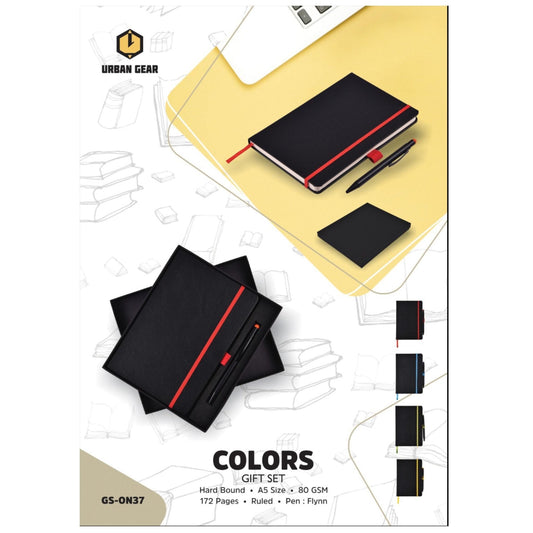 Color Stationary Gift Set - Book + Pen - GS-ON37 MARSH Corporate gifts