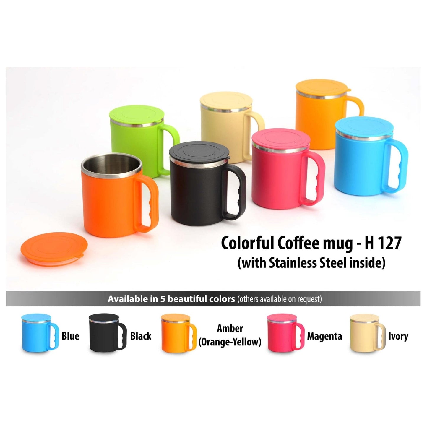 Colorful SS Coffee Mug - H127 MARSH Corporate gifts