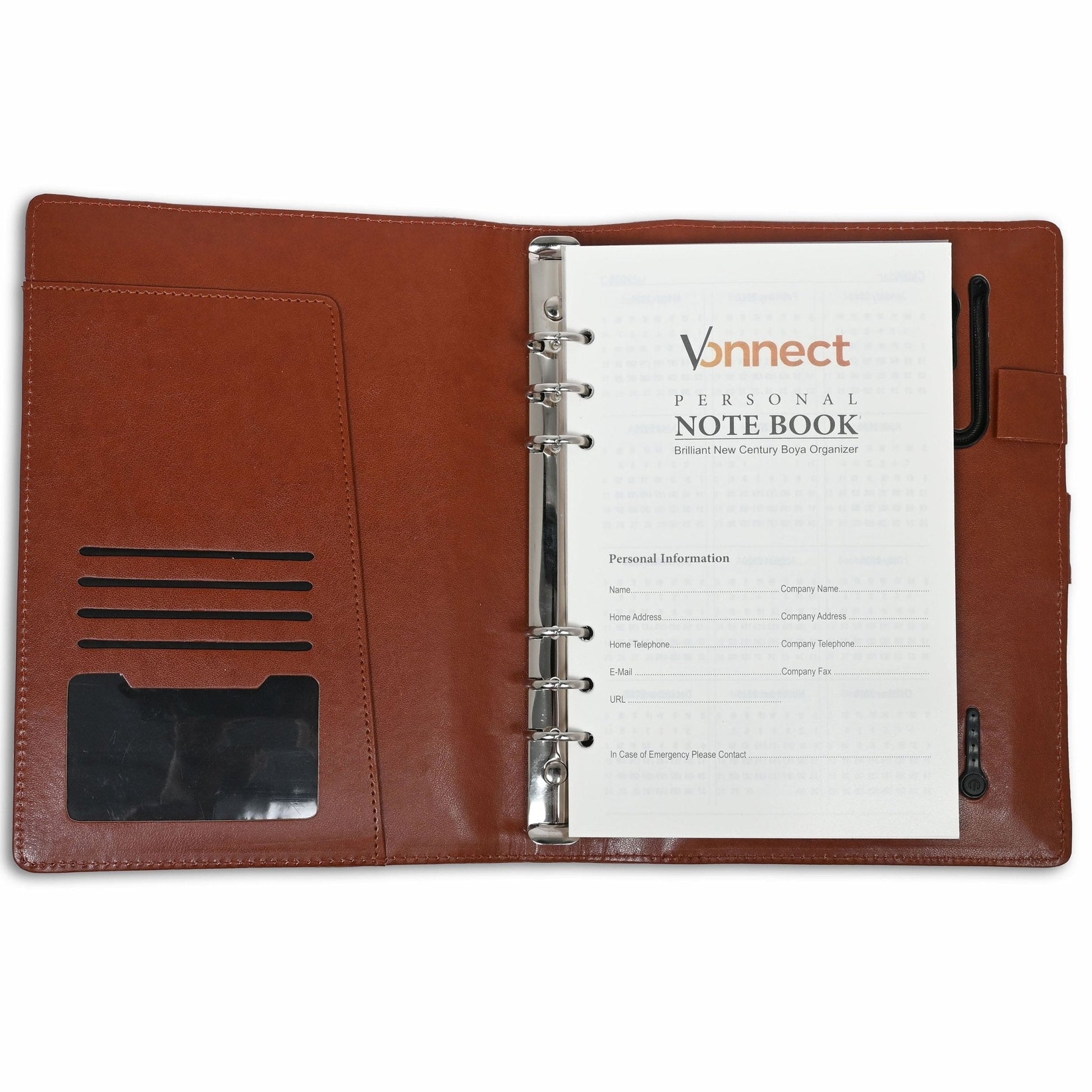 Diary Power Bank 5000 mAh Brown (Button) MARSH Corporate gifts