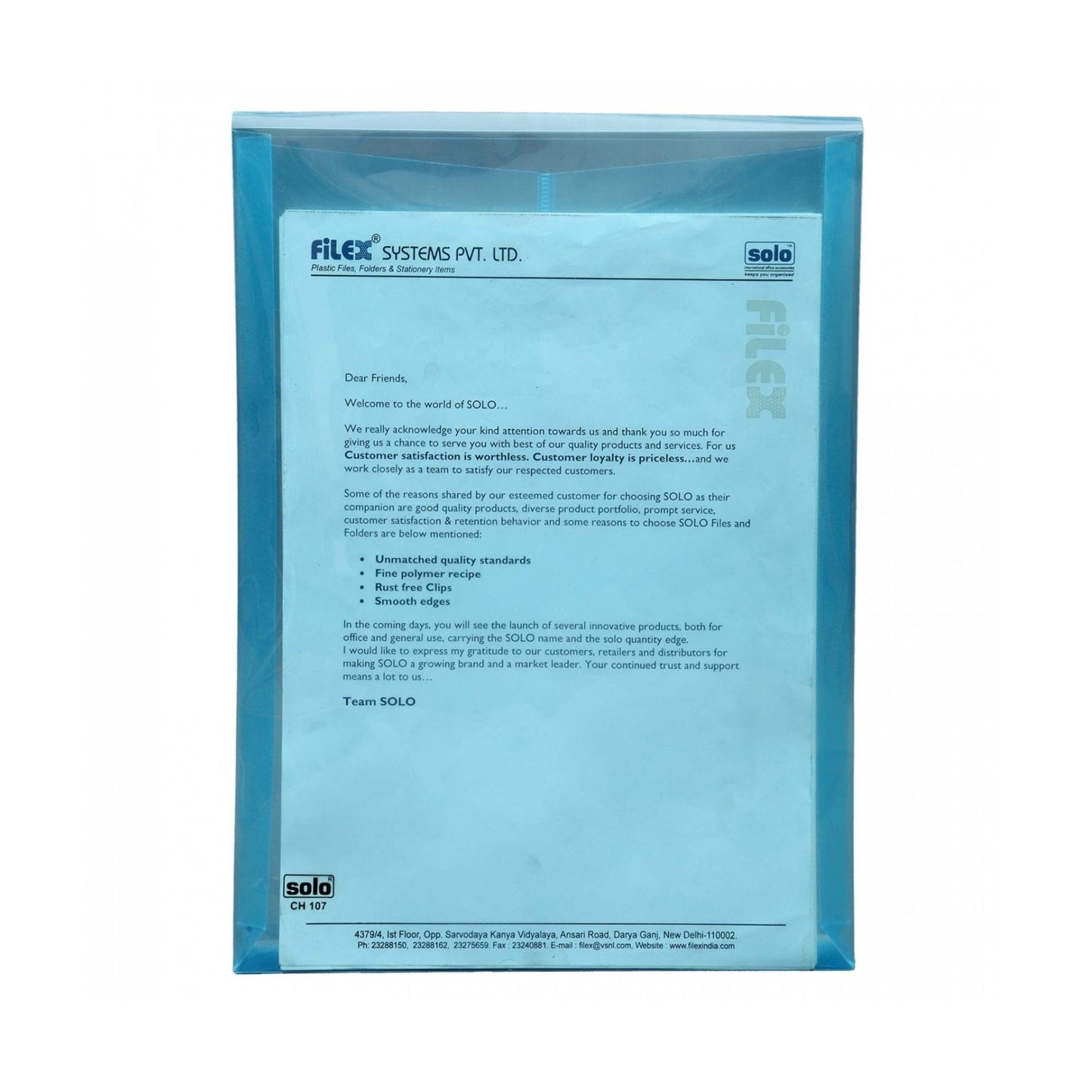 Document Bag - A4 (CH107), Pack of 10 MARSH Stationery