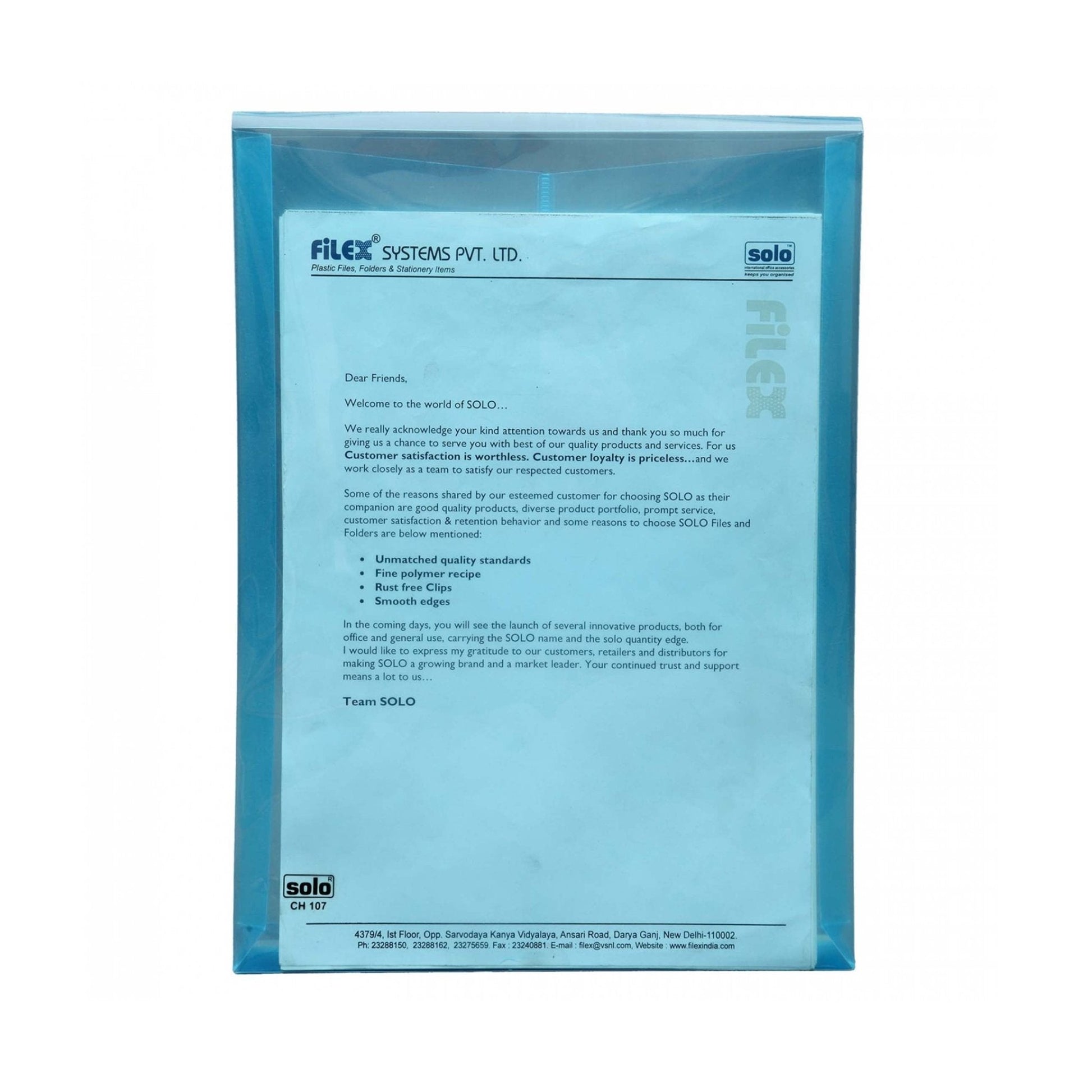 Document Bag - A4 (CH107), Pack of 10 MARSH Stationery