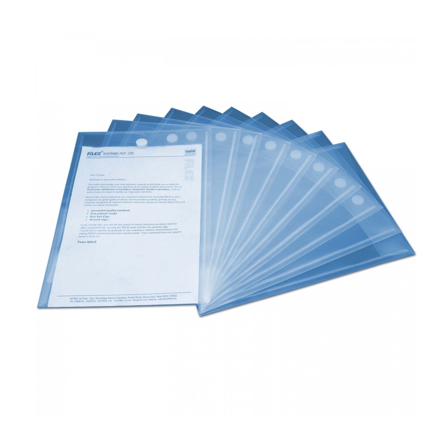 Document Bag - A4 (CH109), Pack of 10 MARSH Stationery