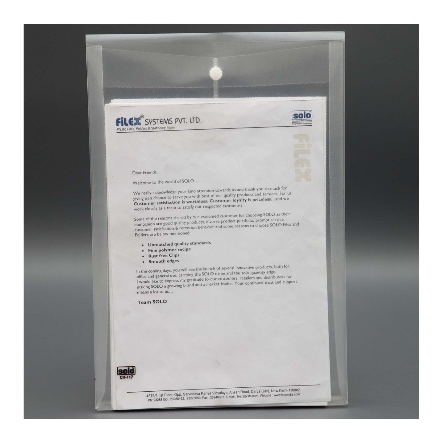 Document Bag - FC (CH117), Pack of 10 MARSH Stationery