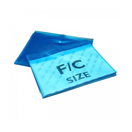 Document Envelope Bag , Button Closure - FC (CH118), Pack of 10 MARSH Stationery