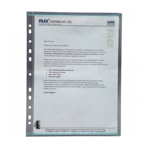 Document File Bags - A4 (CH201), Pack of 10 MARSH Stationery