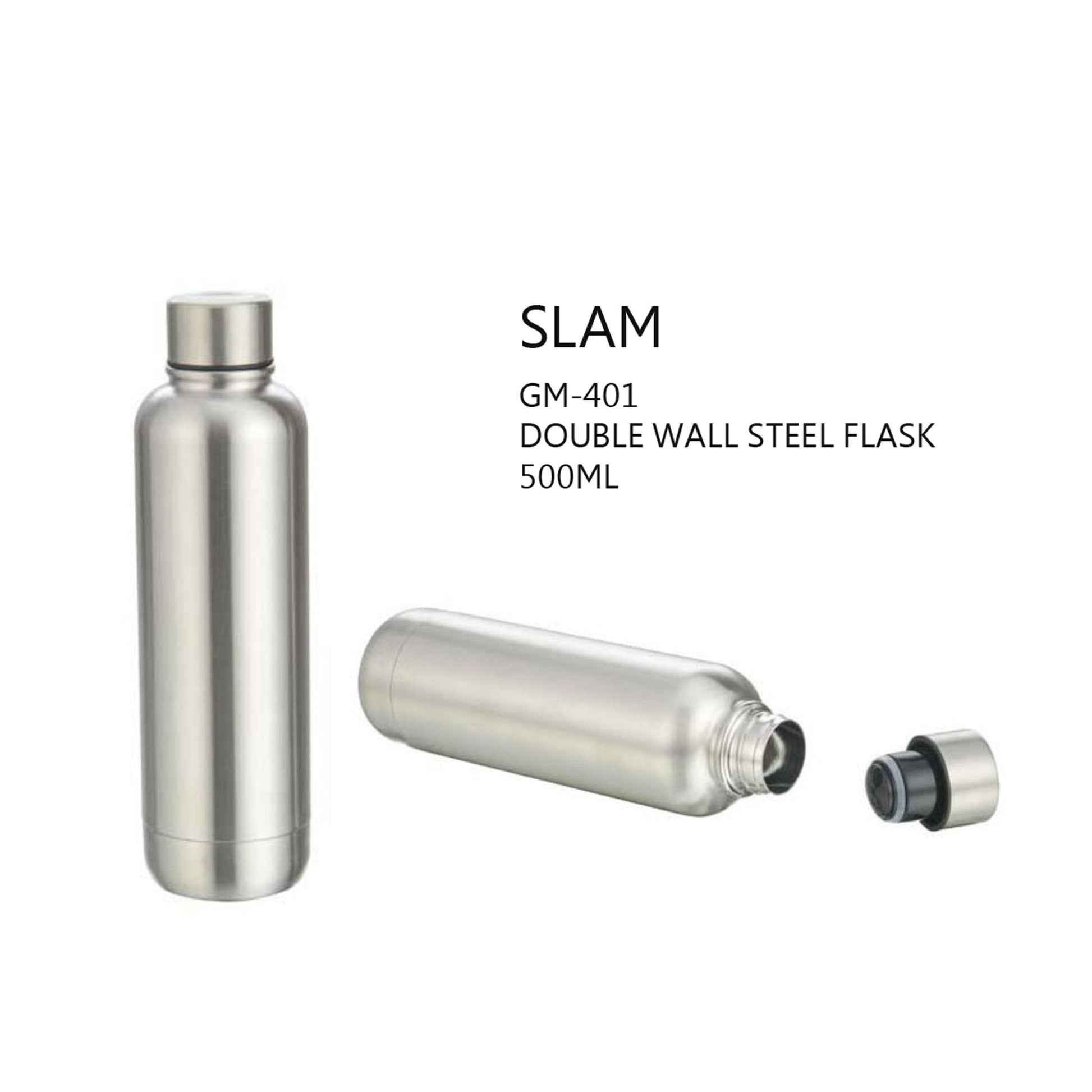 Double Wall Steel Flask - 500ml - GM-401 MARSH Corporate gifts