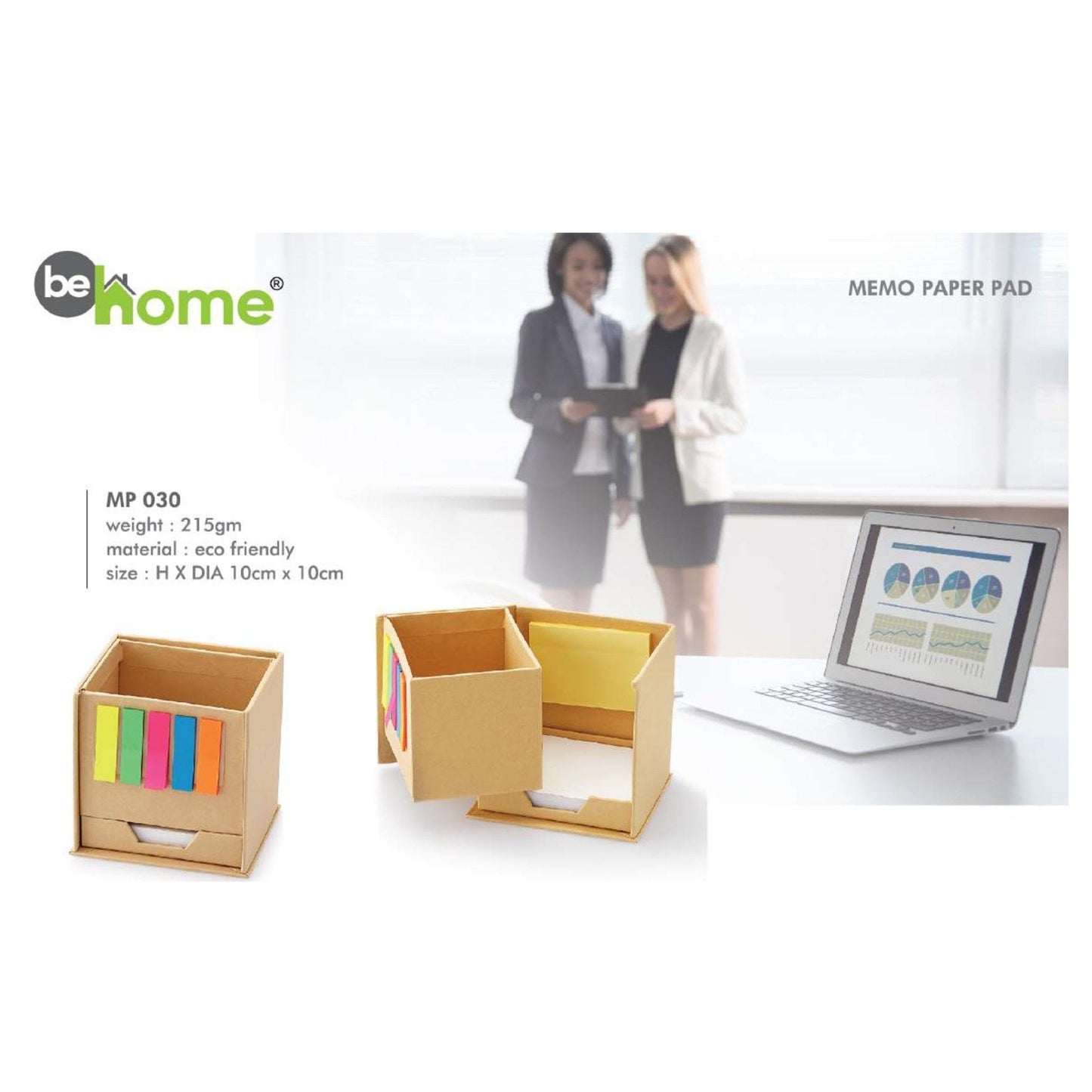 Eco Friendly Memo Paper Pad MP 030 - 10*10cm MARSH Corporate gifts