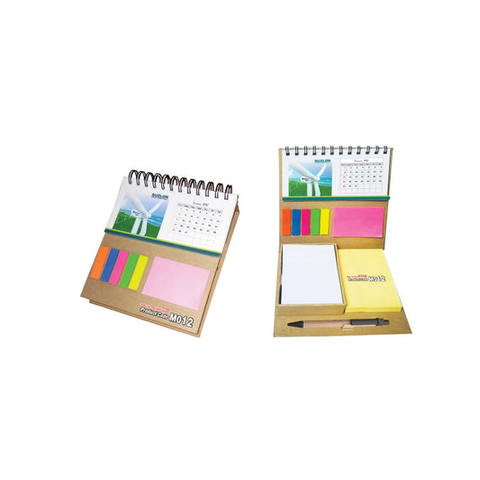 Eco-Friendly Sticky Note Pad With Calendar MARSH Stationery