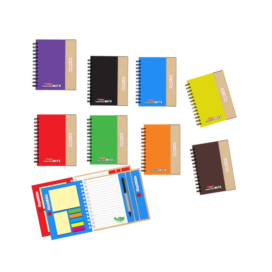Eco-Friendly Wiro Pad With Sticky Note MARSH Stationery