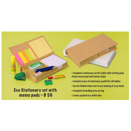 Eco Stationary Set with Memo Pads - B 56 MARSH Corporate gifts