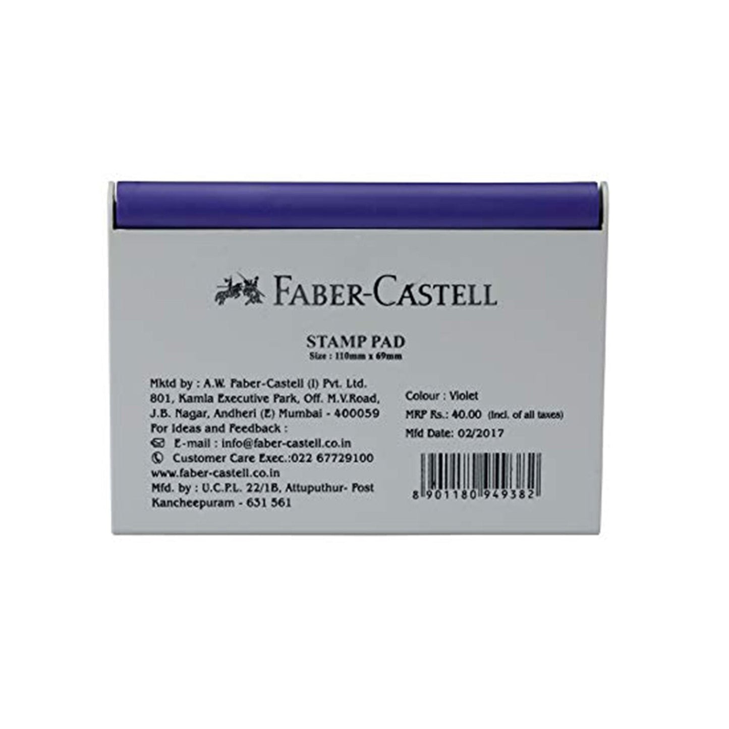 Faber-Castell Stamp Pad - Medium (Violet) MARSH Stationery