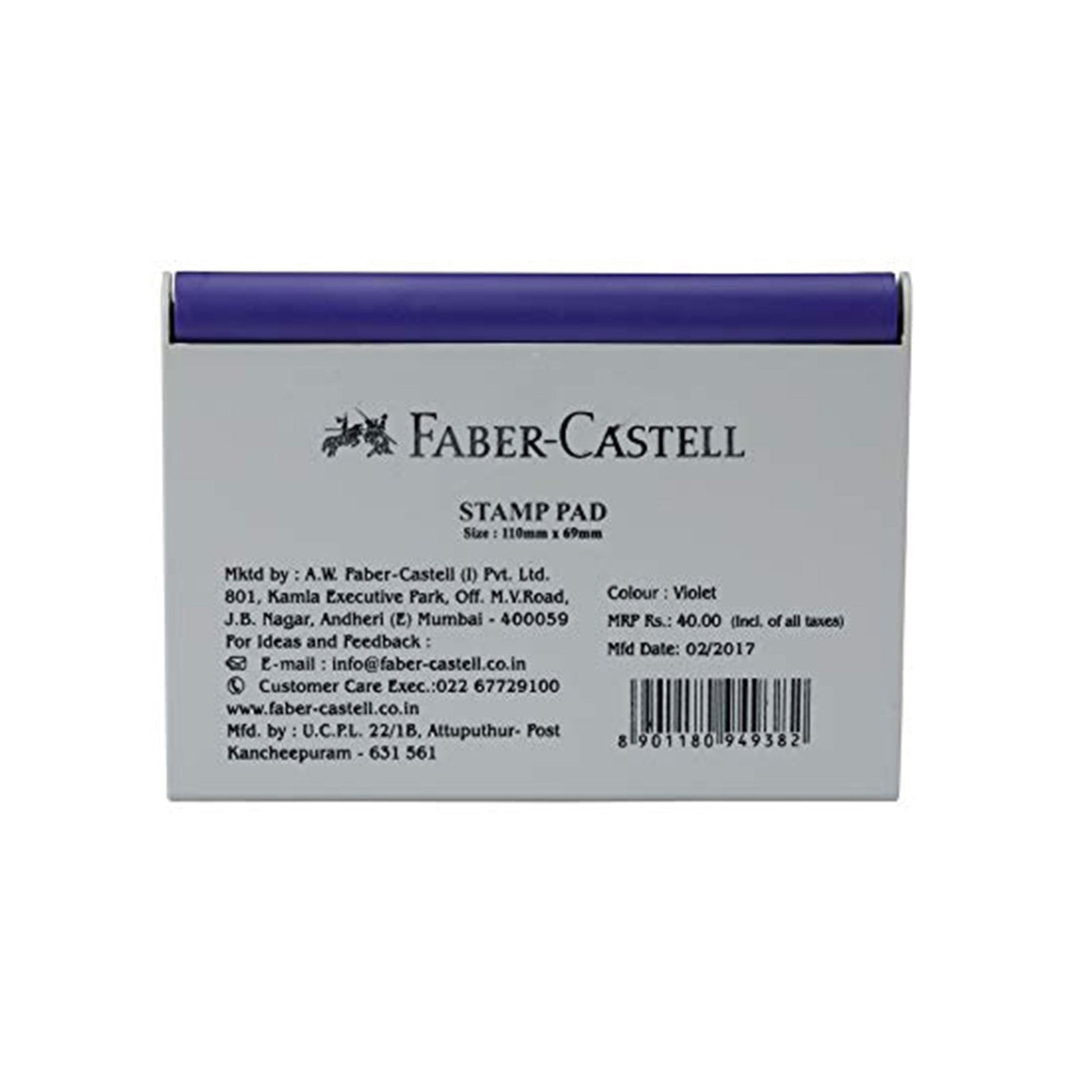 Faber-Castell Stamp Pad - Medium (Violet) MARSH Stationery
