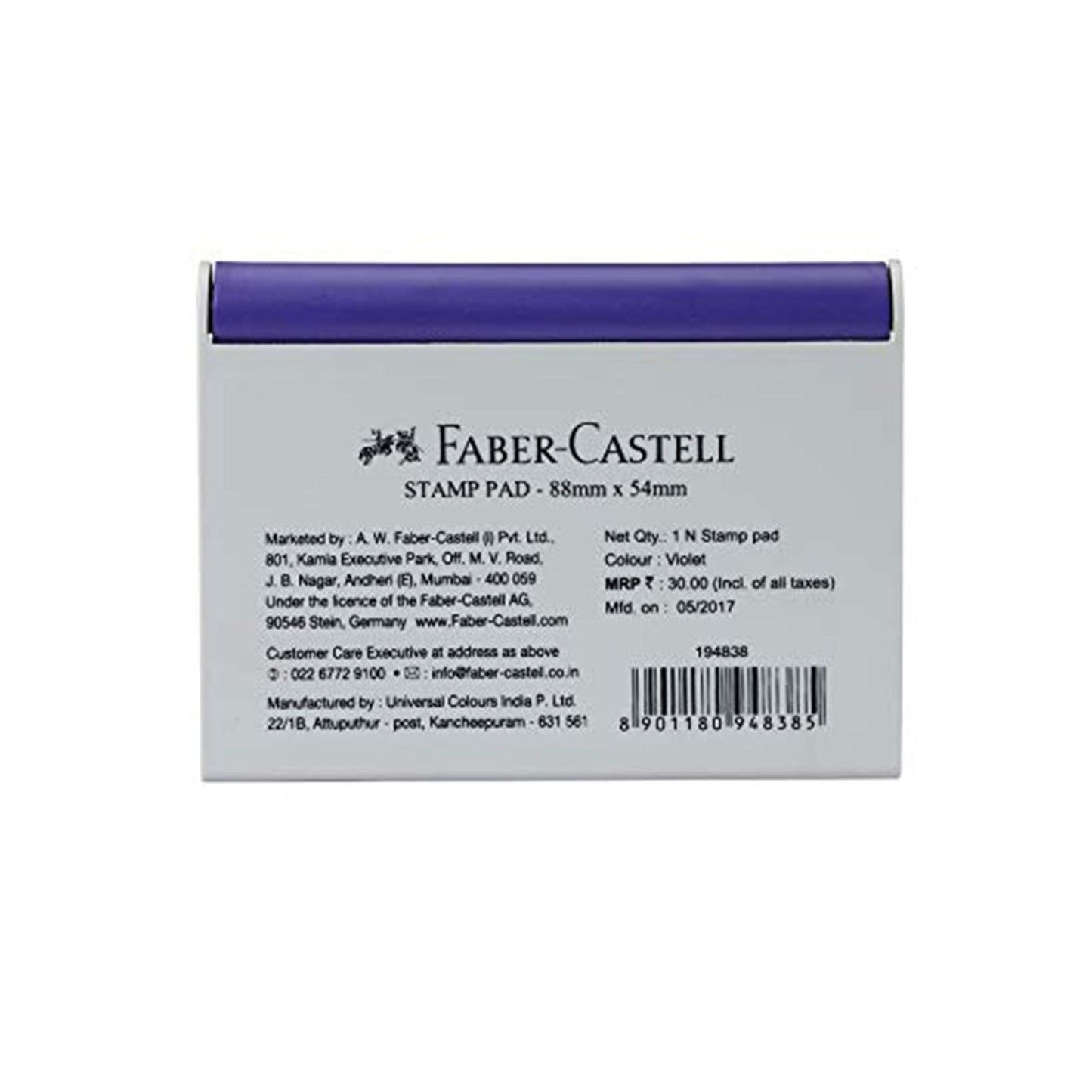 Faber-Castell Stamp Pad - Small (Violet) MARSH Stationery
