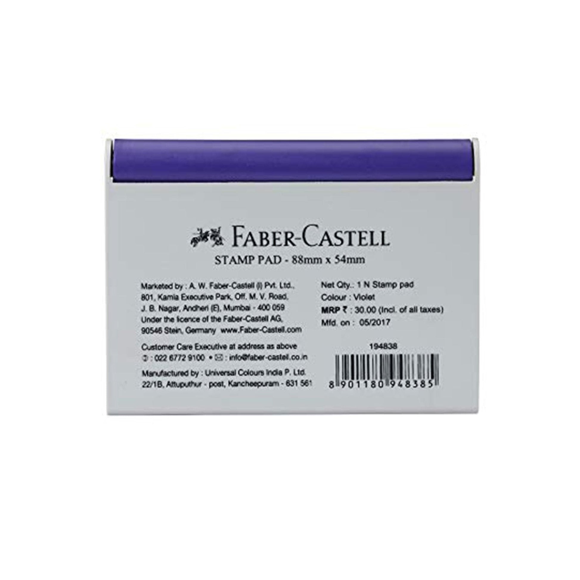 Faber-Castell Stamp Pad - Small (Violet) MARSH Stationery