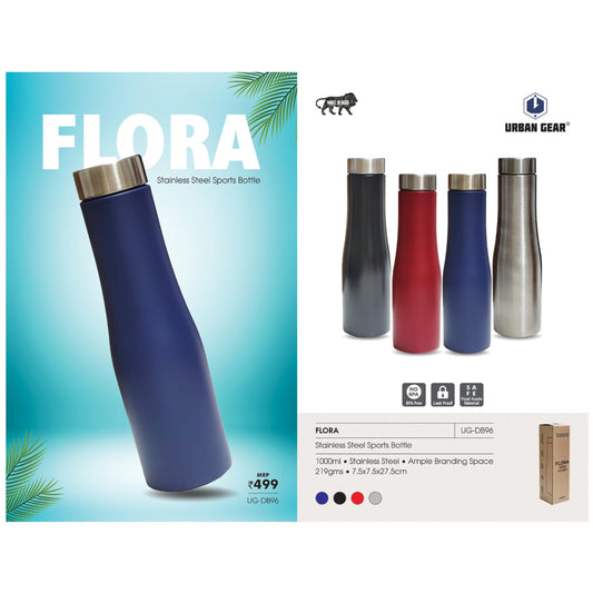 URBAN GEAR - Flora - Stainless Steel Bottle (1000ml)  - UG-DB96 MARSH Corporate gifts
