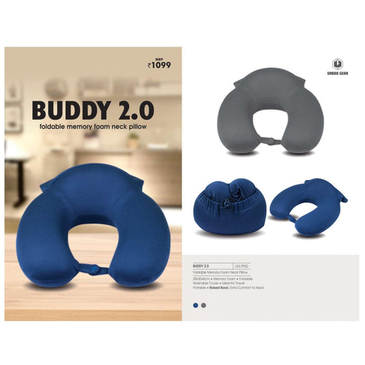 Foldable Memory Foam Travel Neck Pillow - UG-TP02 MARSH Corporate gifts