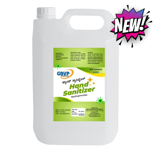 GBVP Hand Sanitizer 5Ltrs GBVP ECommerce Ventures LLP