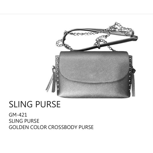Golden Color Cross body Pouch - GM-421 MARSH Corporate gifts
