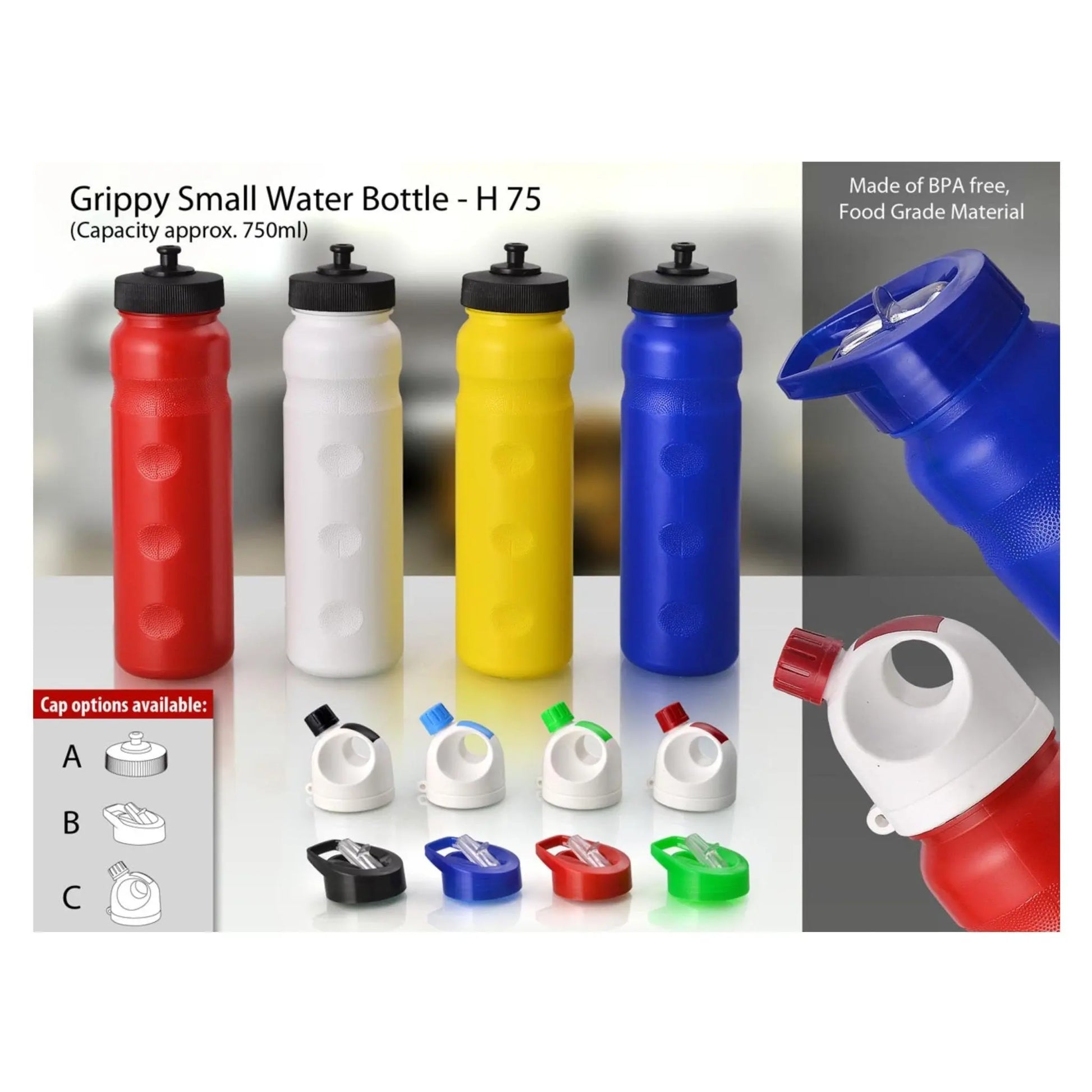 Grippy Small Water Bottle- H 75 MARSH Stationery