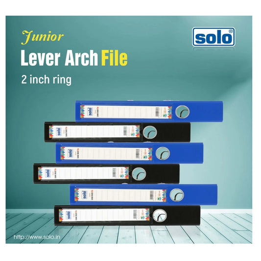 Junior Lever Arch File, 2 inch ring - LA501 (A4), Pack of 10 MARSH Stationery