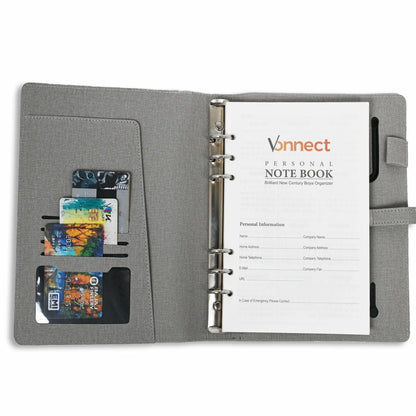 Jute Diary Power Bank 10000 mAh MARSH Corporate gifts
