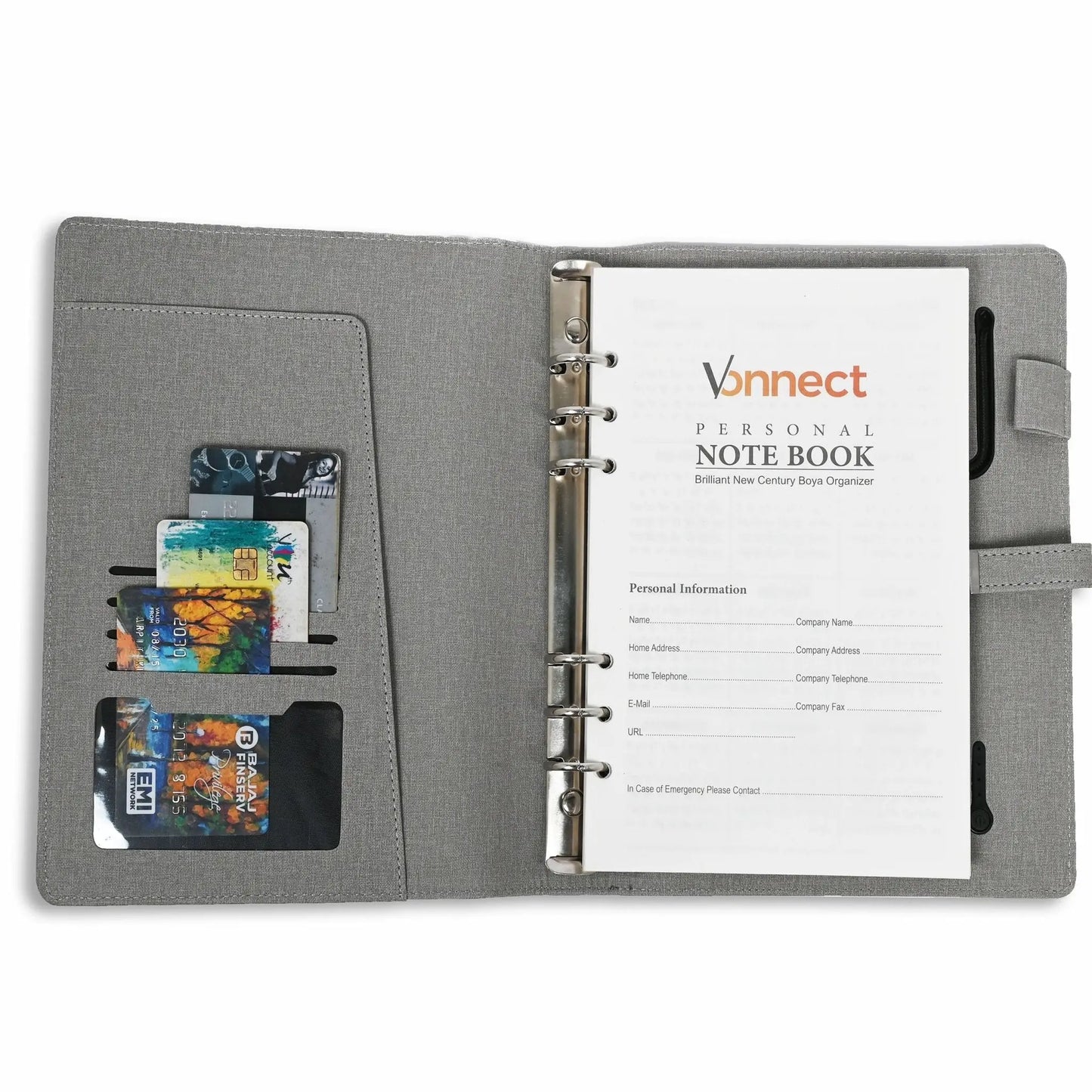 Jute Diary Power Bank 5000 mAh MARSH Corporate gifts
