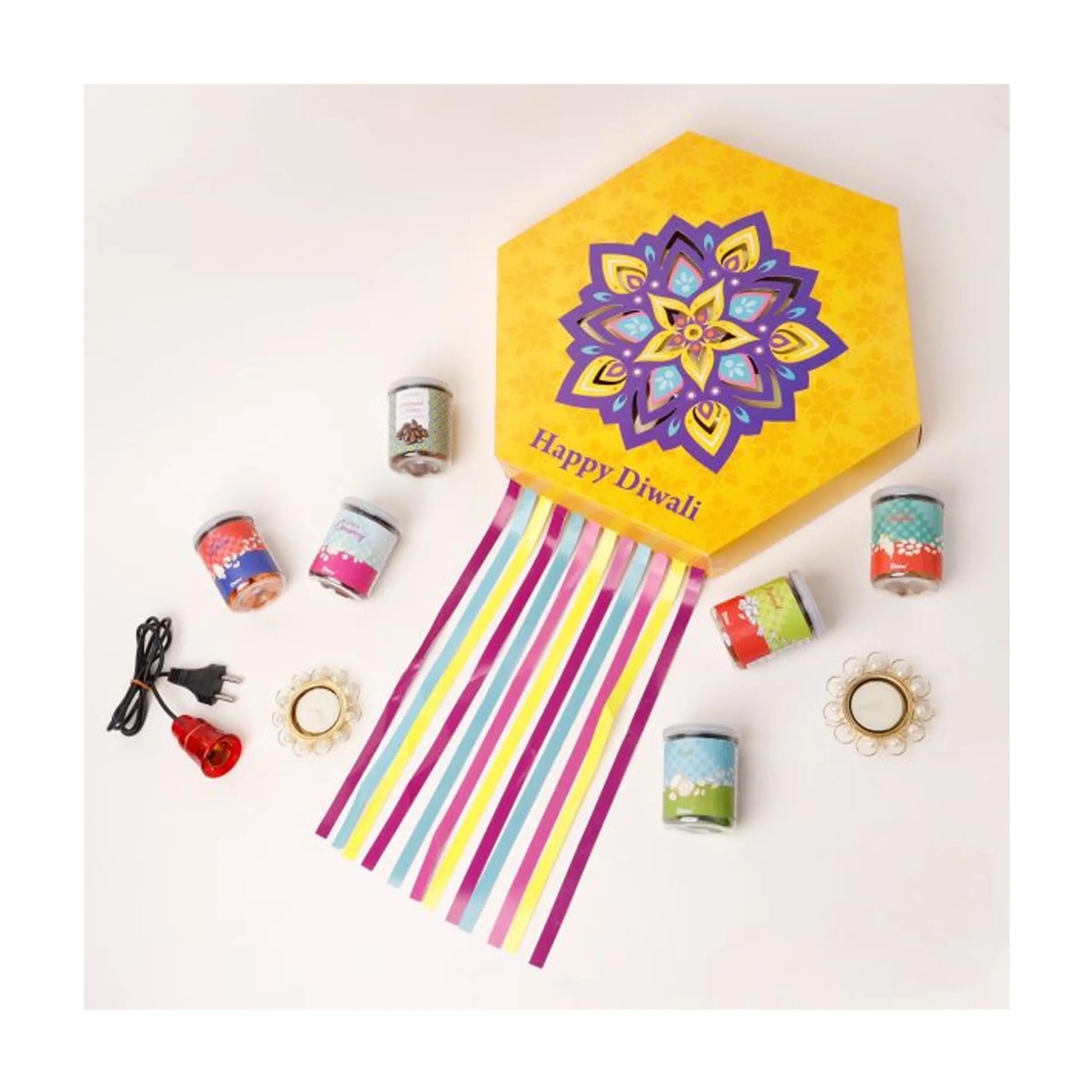 RUCHOKS - k1 - Diwali Lantern Set Of 6 Box MARSH Corporate gifts