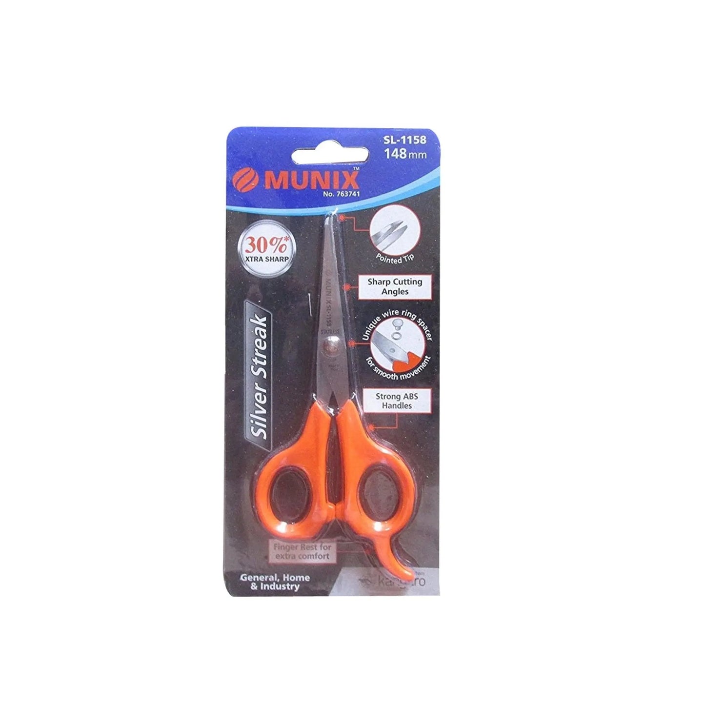 Kangaro MUNIX SL-1158 Extra Comfort 148mm Scissor MARSH Stationery