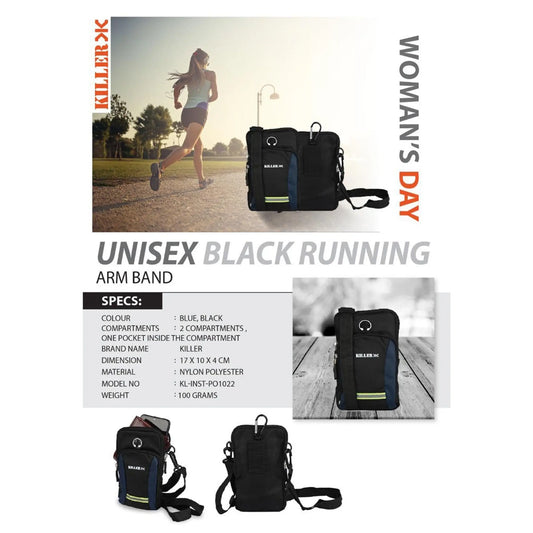 KillerX Black Running Arm Band MARSH Corporate gifts