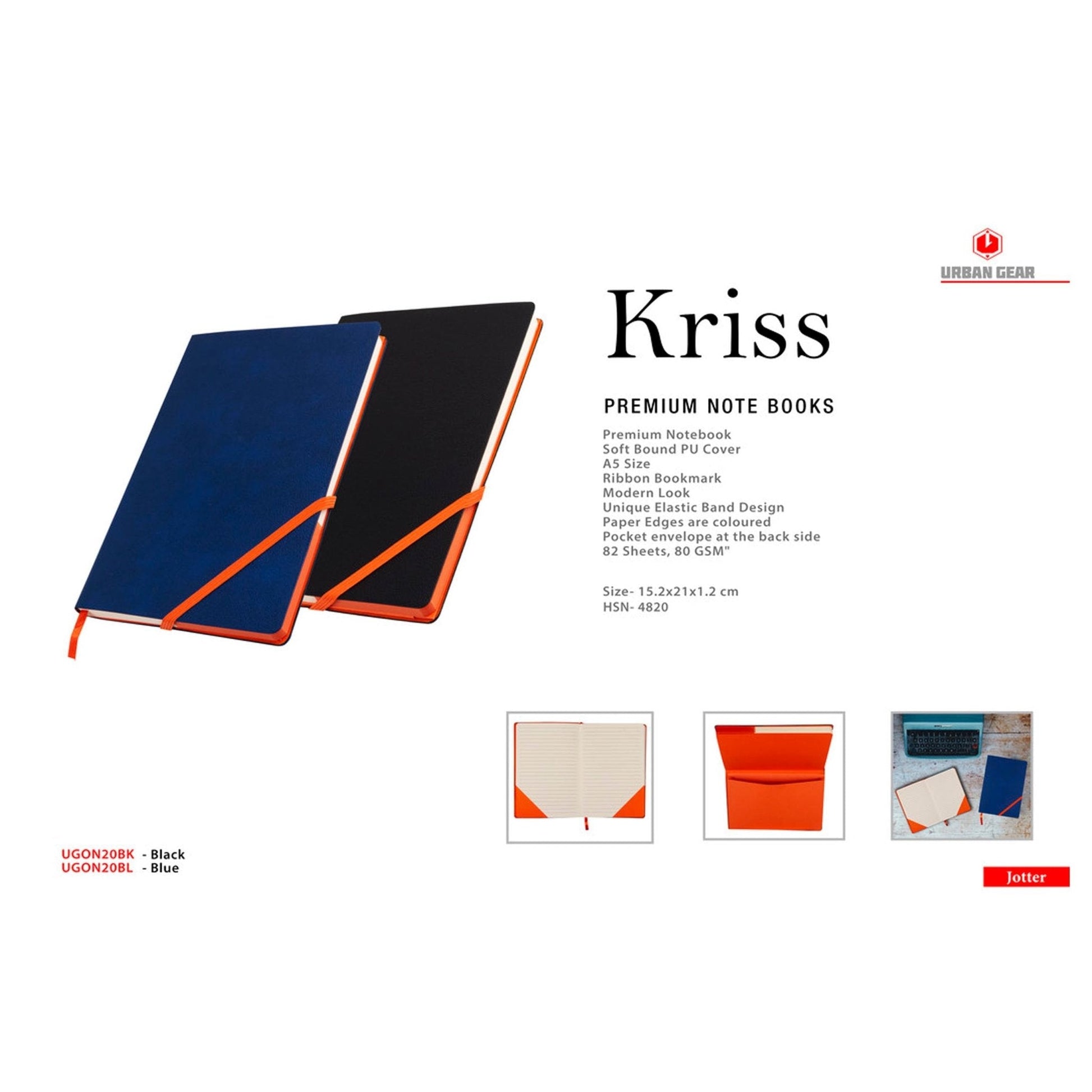 URBAN GEAR - Kriss - UG-ON20 MARSH Stationery