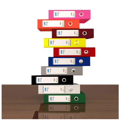 Lever Arch File - FC (LA512) Top PVC coated file, Pack of 10 MARSH Stationery