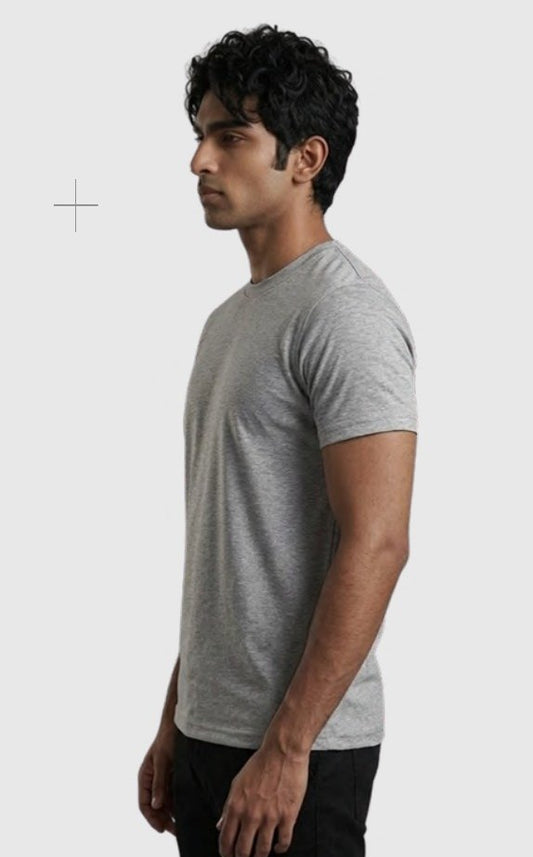 Combed Cotton Round Neck T-shirt – Quality 424 (180 GSM) – back view