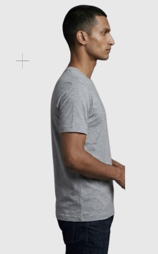 Combed Cotton Round Neck T-shirt – Quality 9.5 (150 GSM) – back view