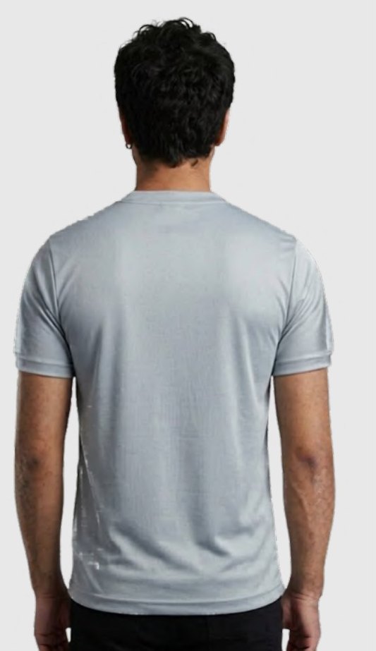 Dri-fit Round Neck T-shirt – Quality 3600 (100 GSM) – side view