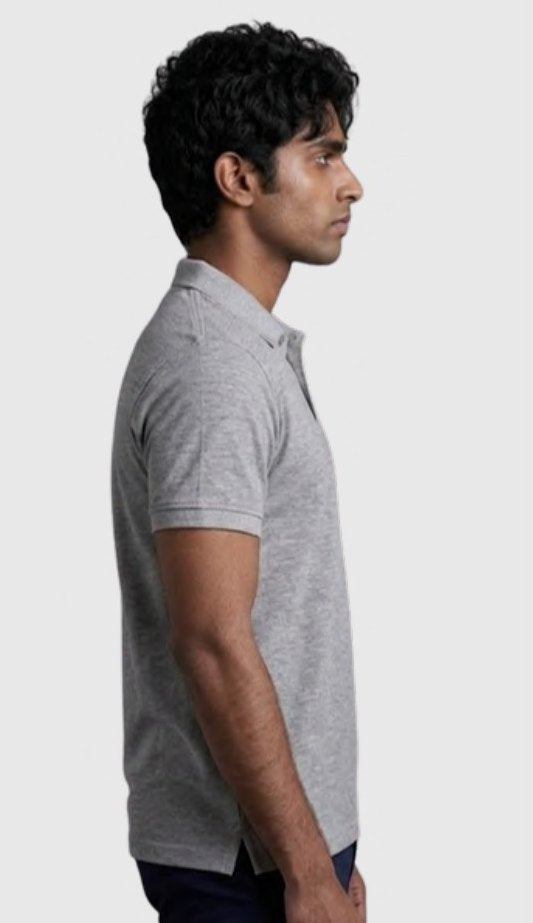 Airtex Polo T-shirt – Quality 375 (230 GSM) – side view