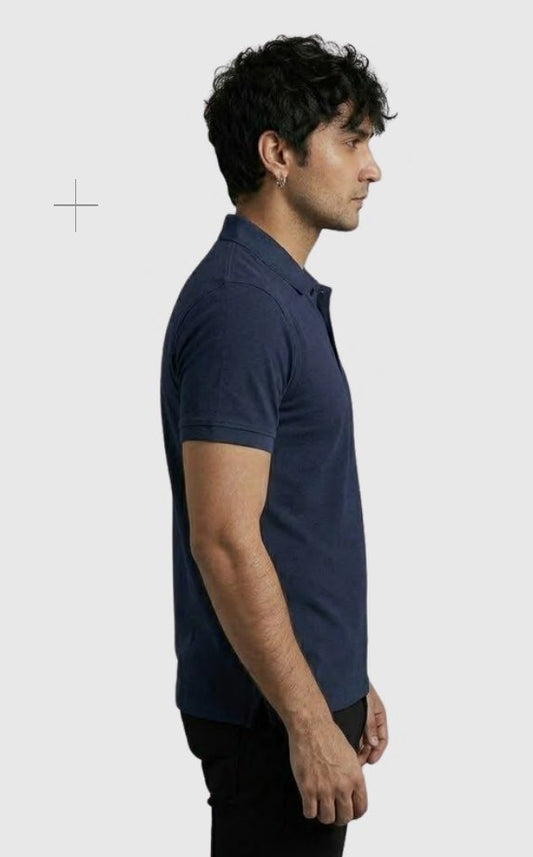 Honeycomb Polo T-shirt – Quality 251 (220 GSM) – back view