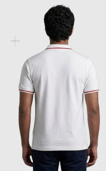 Airtex Polo T-shirt with Tipping – Quality 573 (230 GSM) – back view