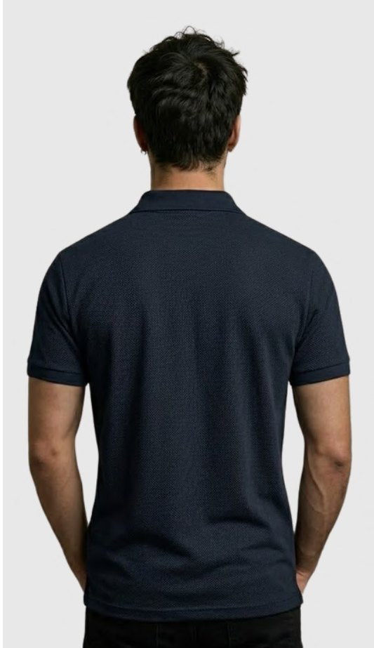 Bio-wash Poly-Cotton Polo T-shirt – Quality 250 (210 GSM) – side view