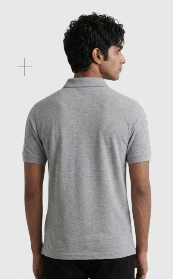 Poly-Cotton Polo T-shirt – Quality 2 HRI (200 GSM) – back view