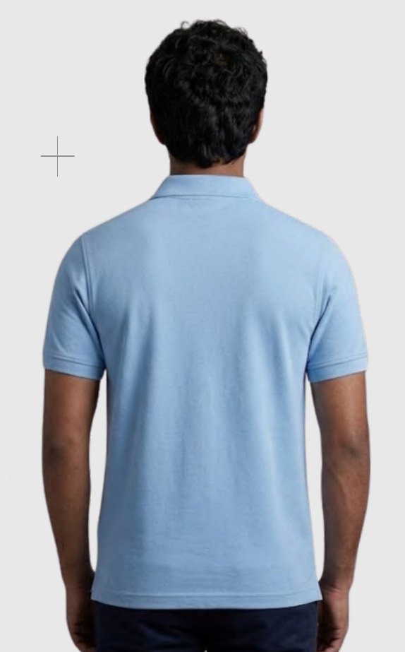 Cotton-touch Poly-Cotton Polo T-shirt – Quality 940 (240 GSM) – back view