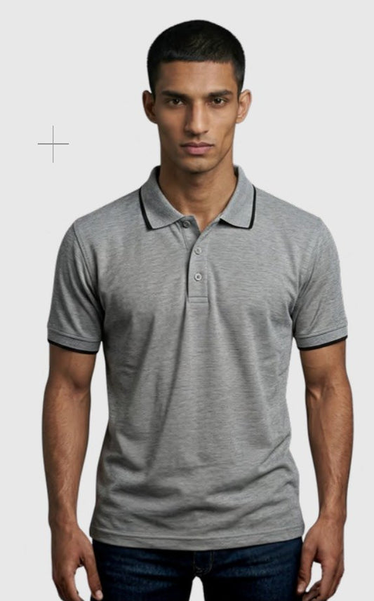 Dri-fit Polo T-shirt with Tipping – Quality OnePlus (180 GSM) – back view